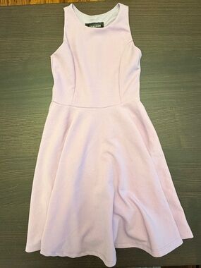 Un Deux Trois Lilac Sleeveless Fit & Flare Dress